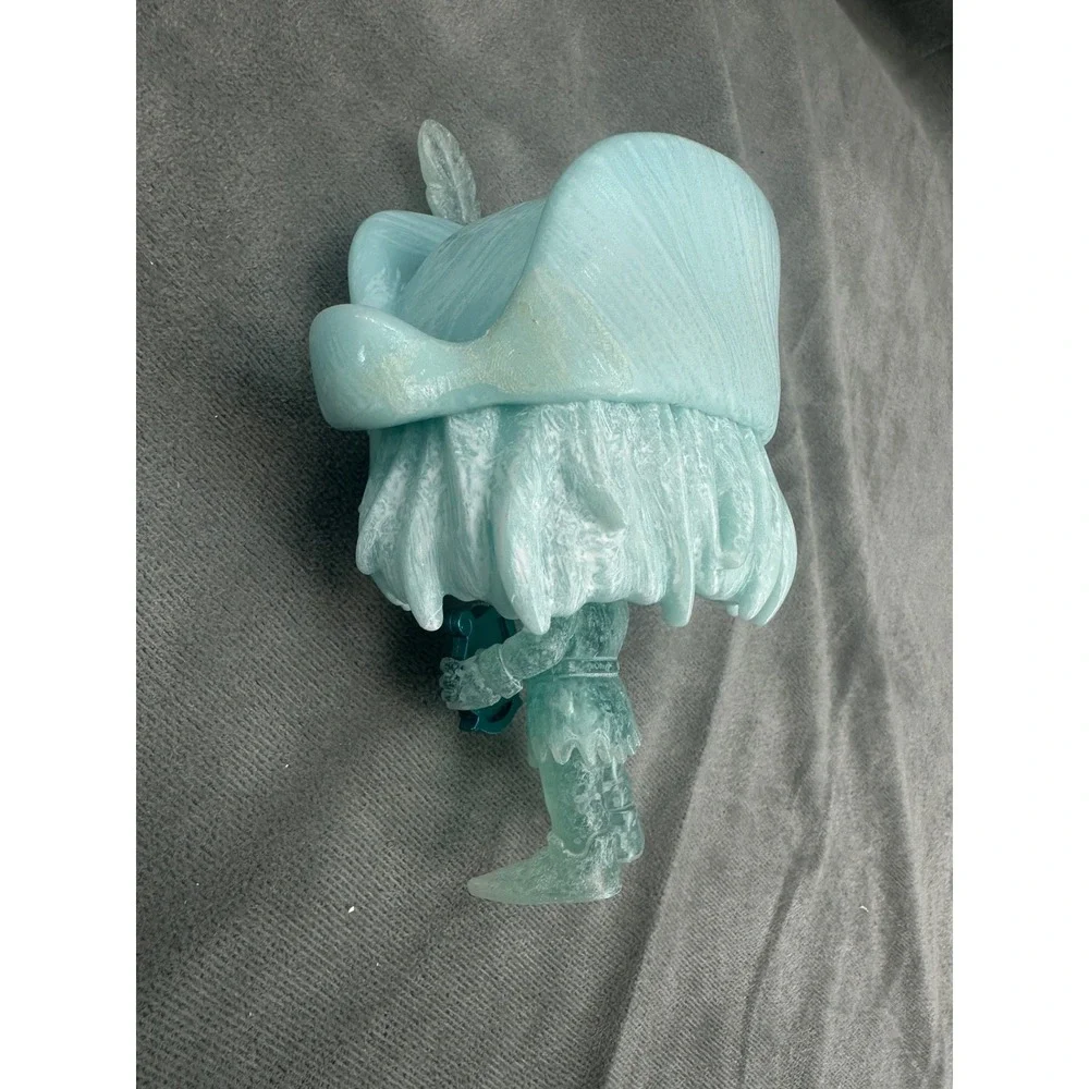 Funko Pop Disney Haunted Mansion Phineas Hitchhiking Ghost Blue Translucent Harp
